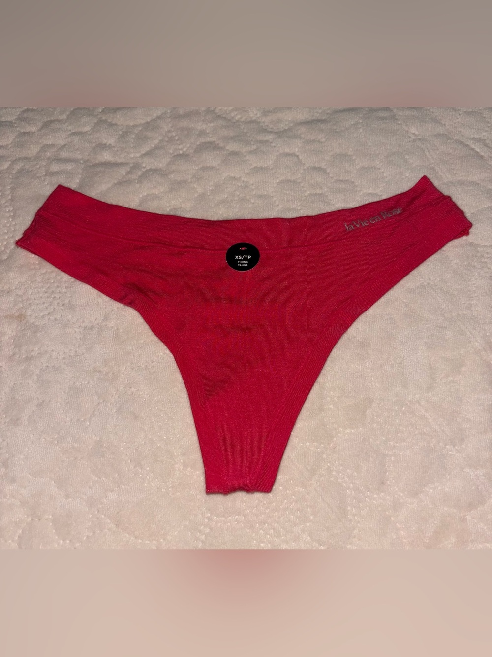 La Vie en Rose pink thong